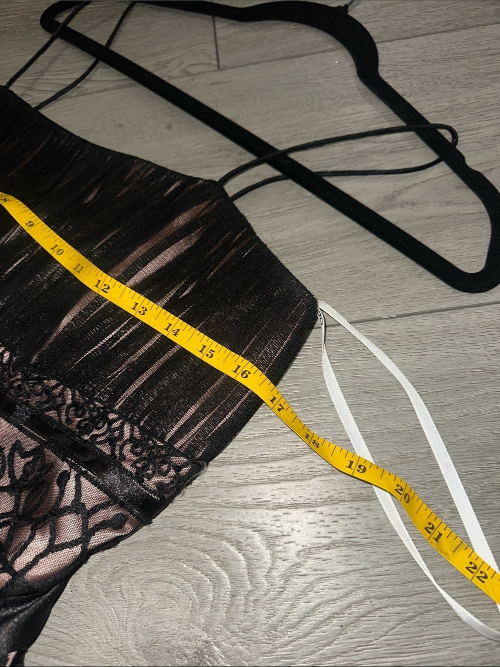 OC by OC Black Lace Overlay Cocktail Dress size 8 - Picture 5 of 8